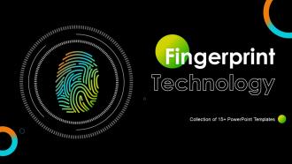 Fingerprint Technology Powerpoint Ppt Template Bundles PPT Presentation