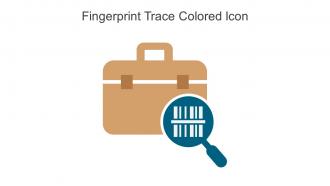 Fingerprint Trace Colored Icon In Powerpoint Pptx Png And Editable Eps Format