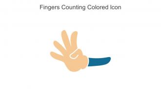 Fingers Counting Colored Icon In Powerpoint Pptx Png And Editable Eps Format