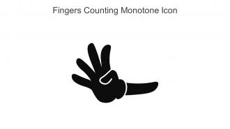 Fingers Counting Monotone Icon In Powerpoint Pptx Png And Editable Eps Format