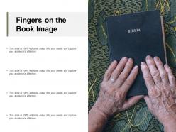 Fingers on the book image