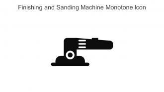 Finishing And Sanding Machine Monotone Icon In Powerpoint Pptx Png And Editable Eps Format