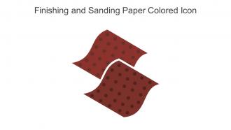 Finishing And Sanding Paper Colored Icon In Powerpoint Pptx Png And Editable Eps Format