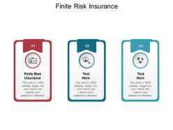 Finite risk insurance ppt powerpoint presentation summary sample cpb
