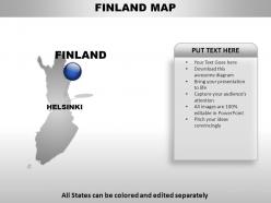 Finland country powerpoint maps