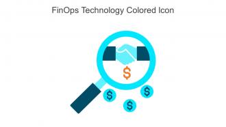 Finops Technology Colored Icon In Powerpoint Pptx Png And Editable Eps Format
