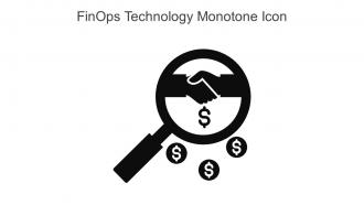 Finops Technology Monotone Icon In Powerpoint Pptx Png And Editable Eps Format