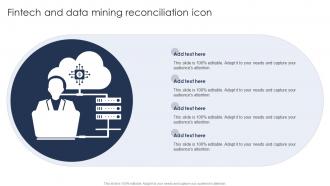 Fintech And Data Mining Reconciliation Icon