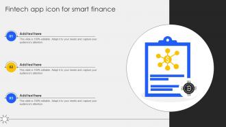 Fintech App Icon For Smart Finance