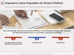 Fintech company pitch deck ppt template
