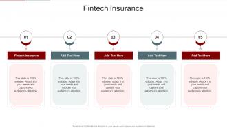 Fintech Insurance In Powerpoint And Google Slides Cpb