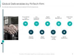 Fintech solutions firm investor funding elevator pitch deck ppt template