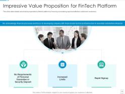 Fintech startup investor funding elevator pitch deck ppt template