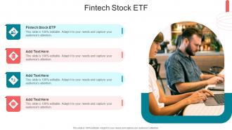 Fintech Stock ETF In Powerpoint And Google Slides Cpb