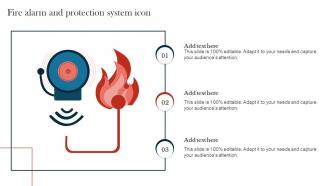 Fire Alarm And Protection System Icon