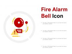 Fire alarm bell icon