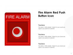 Fire Alarm Button Icon Factory Wall Centre Warning Emergency