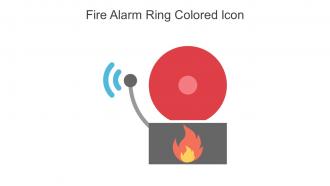 Fire Alarm Ring Colored Icon In Powerpoint Pptx Png And Editable Eps Format