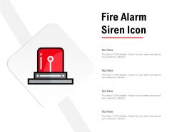 Fire alarm siren icon