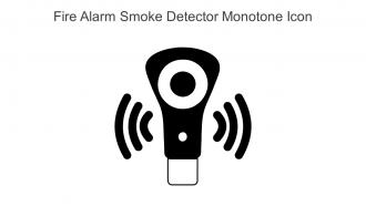 Fire Alarm Smoke Detector Monotone Icon In Powerpoint Pptx Png And Editable Eps Format