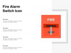 Fire alarm switch icon