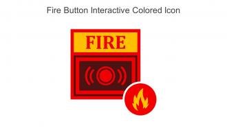Fire Button Interactive Colored Icon In Powerpoint Pptx Png And Editable Eps Format