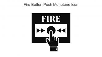 Fire Button Push Monotone Icon In Powerpoint Pptx Png And Editable Eps Format