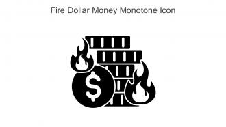 Fire Dollar Money Monotone Icon In Powerpoint Pptx Png And Editable Eps Format
