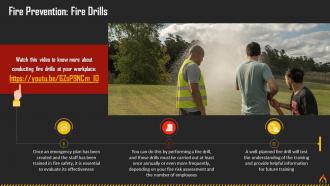 Fire Drills For Staff To Prevent Fires Training Ppt