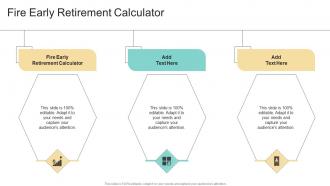Fire Early Retirement Calculator In Powerpoint And Google Slides Cpb