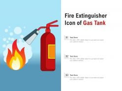 Fire Extinguisher Icon Of Gas Tank