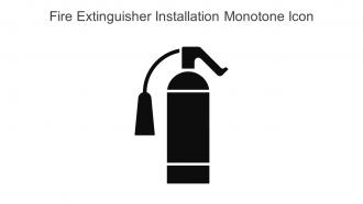 Fire Extinguisher Installation Monotone Icon In Powerpoint Pptx Png And Editable Eps Format