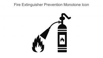 Fire Extinguisher Prevention Monotone Icon In Powerpoint Pptx Png And Editable Eps Format