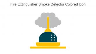 Fire Extinguisher Smoke Detector Colored Icon In Powerpoint Pptx Png And Editable Eps Format