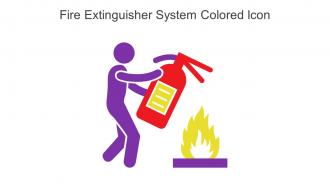 Fire Extinguisher System Colored Icon In Powerpoint Pptx Png And Editable Eps Format