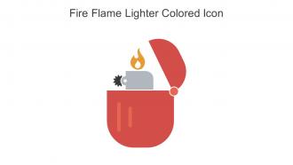 Fire Flame Lighter Colored Icon In Powerpoint Pptx Png And Editable Eps Format