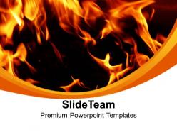 Fire flames abstract powerpoint templates ppt themes and graphics 0213