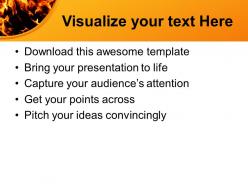 Fire flames abstract powerpoint templates ppt themes and graphics 0213