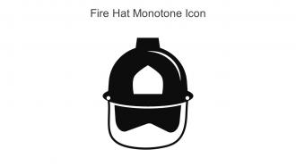 Fire Hat Monotone Icon In Powerpoint Pptx Png And Editable Eps Format