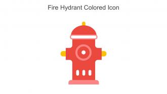 Fire Hydrant Colored Icon In Powerpoint Pptx Png And Editable Eps Format
