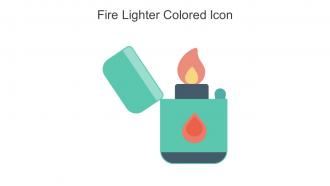 Fire Lighter Colored Icon In Powerpoint Pptx Png And Editable Eps Format