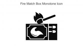 Fire Match Box Monotone Icon In Powerpoint Pptx Png And Editable Eps Format