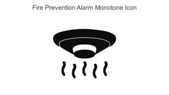 Fire Prevention Alarm Monotone Icon In Powerpoint Pptx Png And Editable Eps Format