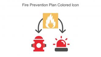 Fire Prevention Plan Colored Icon In Powerpoint Pptx Png And Editable Eps Format
