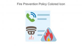 Fire Prevention Policy Colored Icon In Powerpoint Pptx Png And Editable Eps Format
