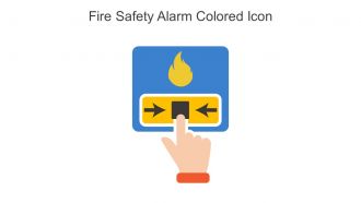 Fire Safety Alarm Colored Icon In Powerpoint Pptx Png And Editable Eps Format
