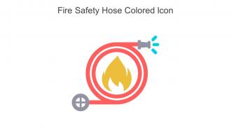 Fire Safety Hose Colored Icon In Powerpoint Pptx Png And Editable Eps Format