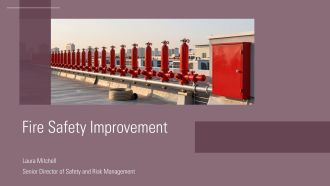 Fire Safety Improvement PPT Summary VA