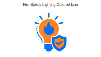 Fire Safety Lighting Colored Icon In Powerpoint Pptx Png And Editable Eps Format