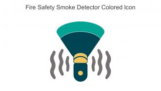 Fire Safety Smoke Detector Colored Icon In Powerpoint Pptx Png And Editable Eps Format
